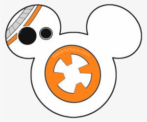 Star Wars Bb-8 Shirt Template Graphic - Bb 8 Mickey Silhouette