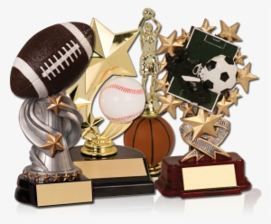 trophies - encore colorful football resin trophy