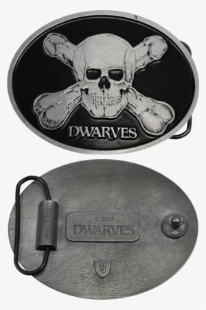 Image Of Dwarves "skull & Boners" Belt Buckle - Skull