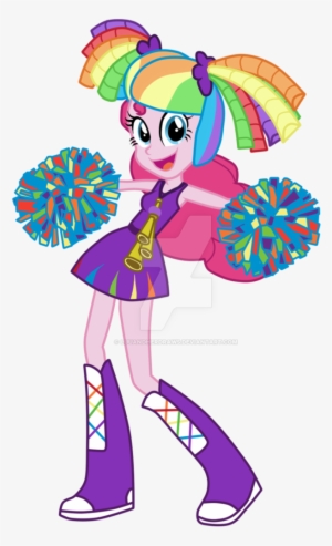 Luuandherdraws, Cheerleader, Equestria Girls, Obtrusive - My Little Pony Equestria Legend Of Everfree Pinkie