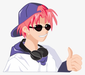 Medium Image - Anime Boy With Sunglasses