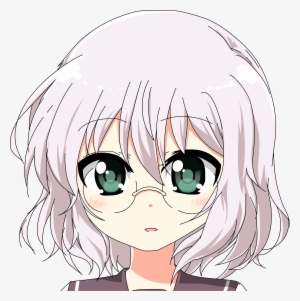 Glasses Ikeda Chizuru Seifuku Transparent Png Vector - Anime
