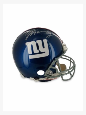 Eli Manning Signed Football Helmet - Eli Manning Signed Giants Full Size Authentic Helmet