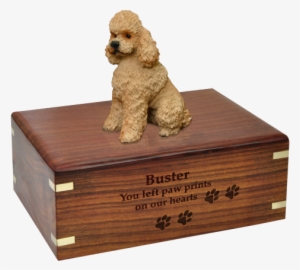 Wholesale Apricot Poodle Dog Figurine Urn With Engraved - German Shepherd Urns