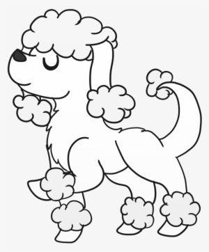 Baby Poodle Coloring Pages
