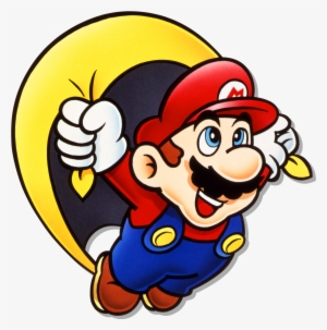 Cape Mario - Super Mario World Png