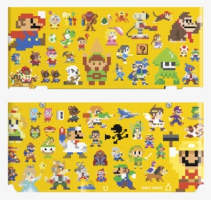 067 Super Mario Maker - Nintendo New 3ds Cover Plates