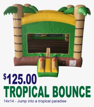 Bouncehouse Images-32 - Rhino Tropical Bounce House