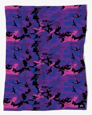 Purple Drank Camouflage - New Era 6 Cap Carrier Pouch Hard Case - Camouflage