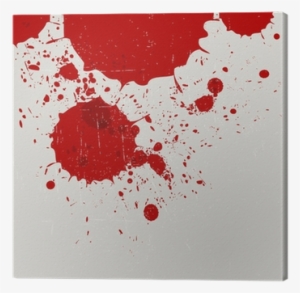 Abstract Vintage Red Watercolor Splash Canvas Print - Blood. Ediz. Italiana - Bruno Colombo