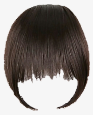 Hair Hairstyles Fringe Fleco Flequillo Brown - Bangs Png Bangs Transparent