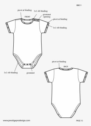 Template Design Templates Baby - Baby Onesies Front And Back