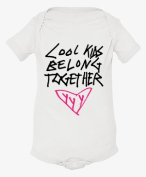 Yyy Cool Kids Belong Together Printed On The Center - Active Shirt