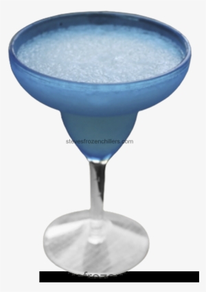 Blue Raspberry Margarita - Champagne Stemware