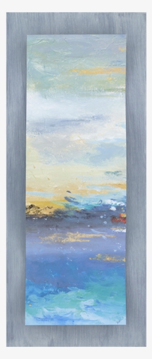 Sea I - Wavy - Art Print: Pinto's Sea Mystery Panel I, 36x12in.
