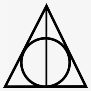 Black, Deathly Hallows, And Harry Potter Image - Reliquias De La Muerte Simbolo