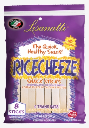 Rice Mozzarella Snack Sticks - Lisanatti Rice Cheese Sticks