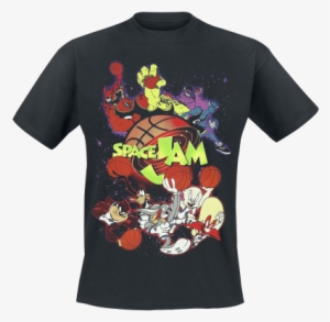 Space Jam Welcome To The Jam Men T-shirt Black 100% - Wwe T Shirt