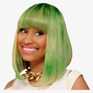 Nicki Minaj With Green Hair