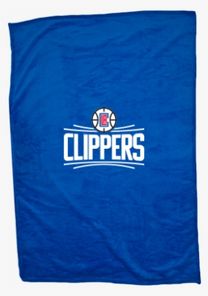 La Clippers Logo 60" X 50" Blanket - Los Angeles Clippers Address Logo