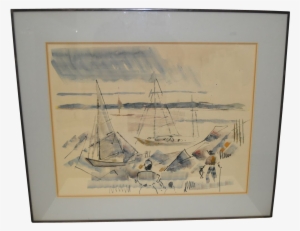 Vintage Watercolor By Alfred Birdsey C - Picture Frame