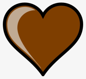 Brown Heart Svg Clip Arts 600 X 557 Px