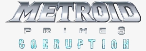 Metro#prime 3 Logo - Metroid Prime 3 Logo
