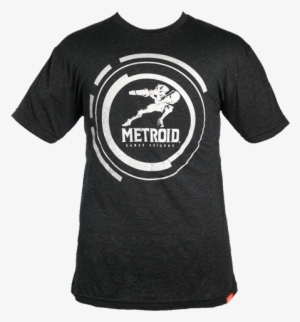 Also Being Offered Is A Green Premium Tee With Black - Metroid Logo T Shirt