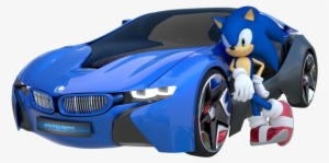 Sonic & Sega All-stars Racing Sonic 3d Blast Sonic - Sonic And His Car