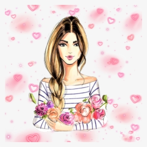 Flower Beautiful Girl Bring Me Flowers 🌸💐 And I'll - Holly Nichols Illustrations Weekend
