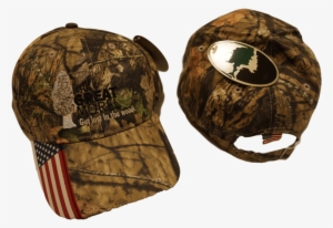 The Great Morel Ball Cap - Frayed Camo Cap With Solid