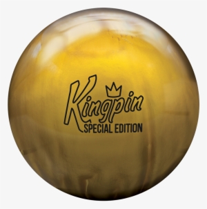 Brunswick Kingpin Gold Special Edition Bowling Ball - Brunswick Kingpin Special Edition