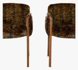 1960's Faux Fur Side Chairs - Chair