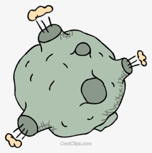 Asteroid Royalty Free Vector Clip Art Illustration - Asteroid Clipart