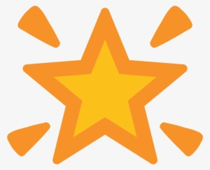 Open - Transparent Background Star Emoji