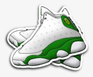 Jordan 13 "ray Allen" Sneaker Sticker - Jordan 13 Retro Ray Allen Pe