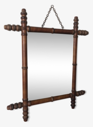 Mirror To Mercury With Bamboo Frame 24x30cm - Table