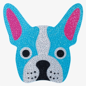 Picture Of French Bulldog Rhinestone Decals - Decal