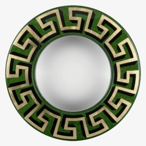 Frame With Convex Mirror Greca - Logo