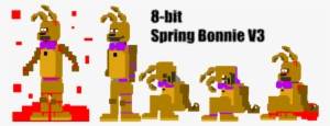 [fnaf] 8-bit Spring Bonnie V3 By Icespiritlynx - Fnaf 8 Bit Spring Bonnie