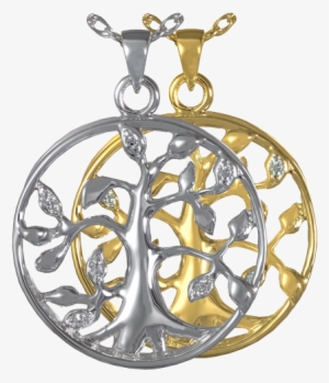 Tree Of Life Necklace - Silver Cremation Jewelry: Tree Of Life