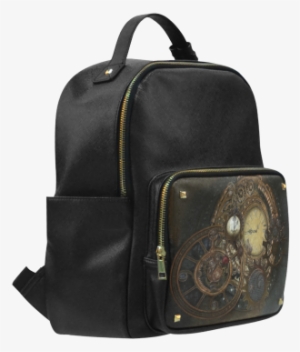 Painting Steampunk Clocks And Gears Campus Backpack/small - Maleficent Leisure Backpack Bag School Bag (big)