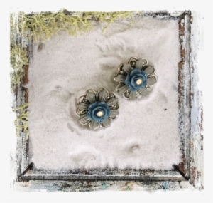 Steampunk Earrings Ss02 - Picture Frame