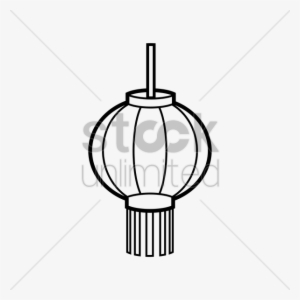 Simple X Chinese Lantern Vector Image With 33 Beauty - Lantern