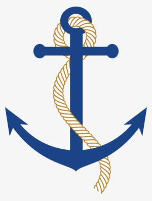 Nautical Star Symbol Transparent Png - Anchor With Rope Clipart Png