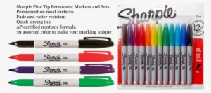 Sharpie Fine Tip Permanent Markers And Sets Permanent - Sharpie Fine Point Pack