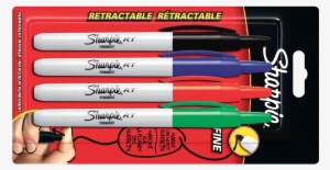 Marker Sharpie Rt 4 Colors - Masters Sharpie Mini Pen Black/red/blue/green