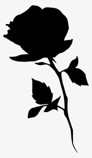 Free Png Rose Silhouette Png Images Transparent - Silhouette Of A Rose