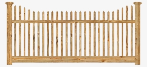 Spaced Picket Wood Fence - Victorian Wood Fence