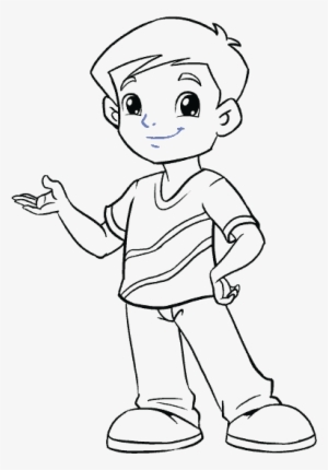 How To Draw A Boy In A Few Easy Steps - Boy Easy Drawing